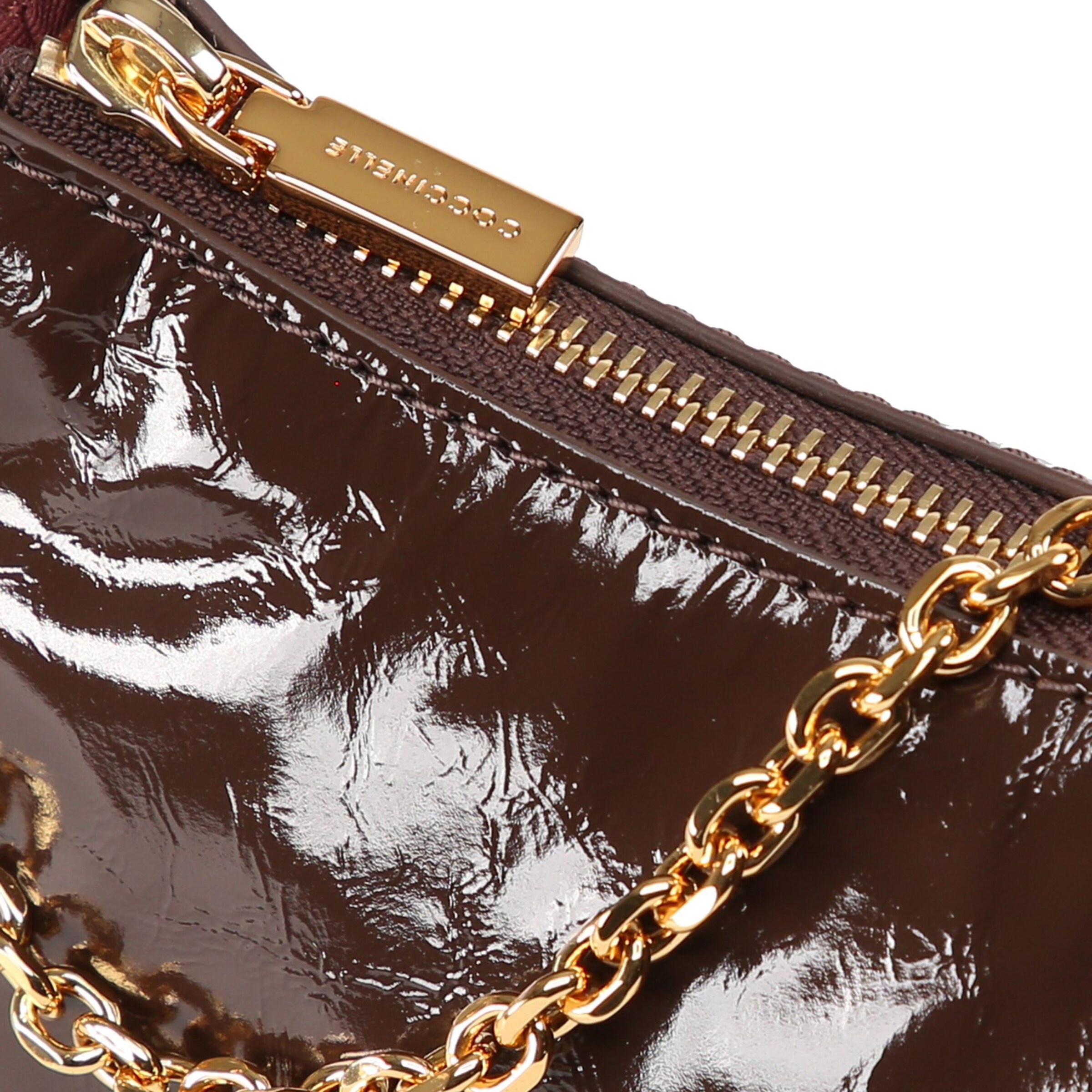 Sac bandoulière 'Aura' Coccinelle en marron