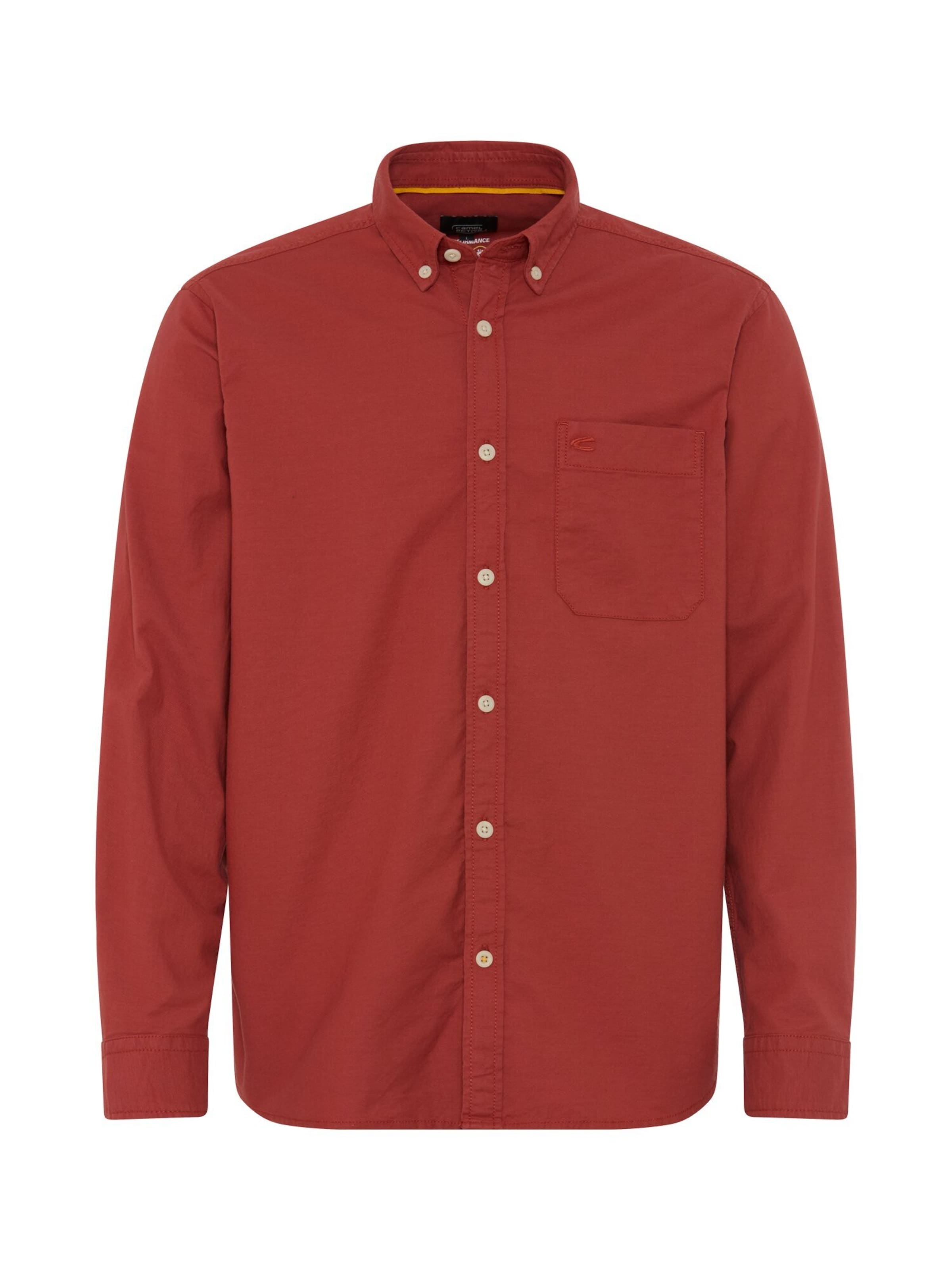 CAMEL ACTIVE Regular Fit Hemd in Rot: Vorderseite