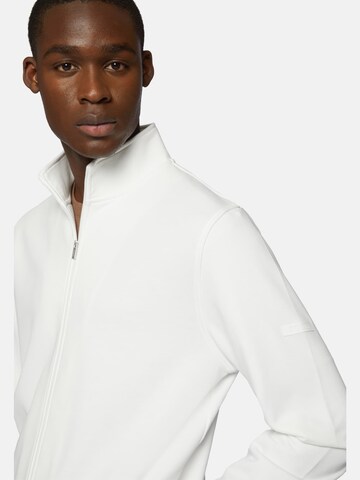 Boggi Milano Zip-Up Hoodie in White