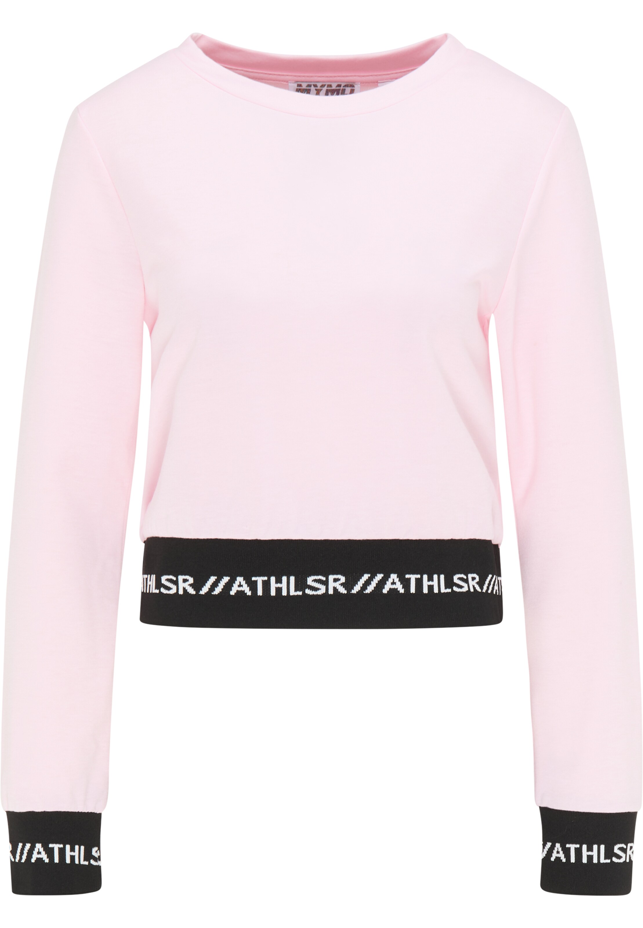 myMo ATHLSR Sportpullover in Pink: Vorderseite