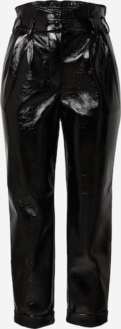 River Island Regular Pleat-Front Pants in Black: front