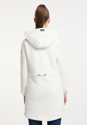 Schmuddelwedda Zip-Up Hoodie in White