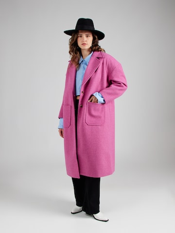 Manteau mi-saison 'PCJILI' PIECES Curve en rose