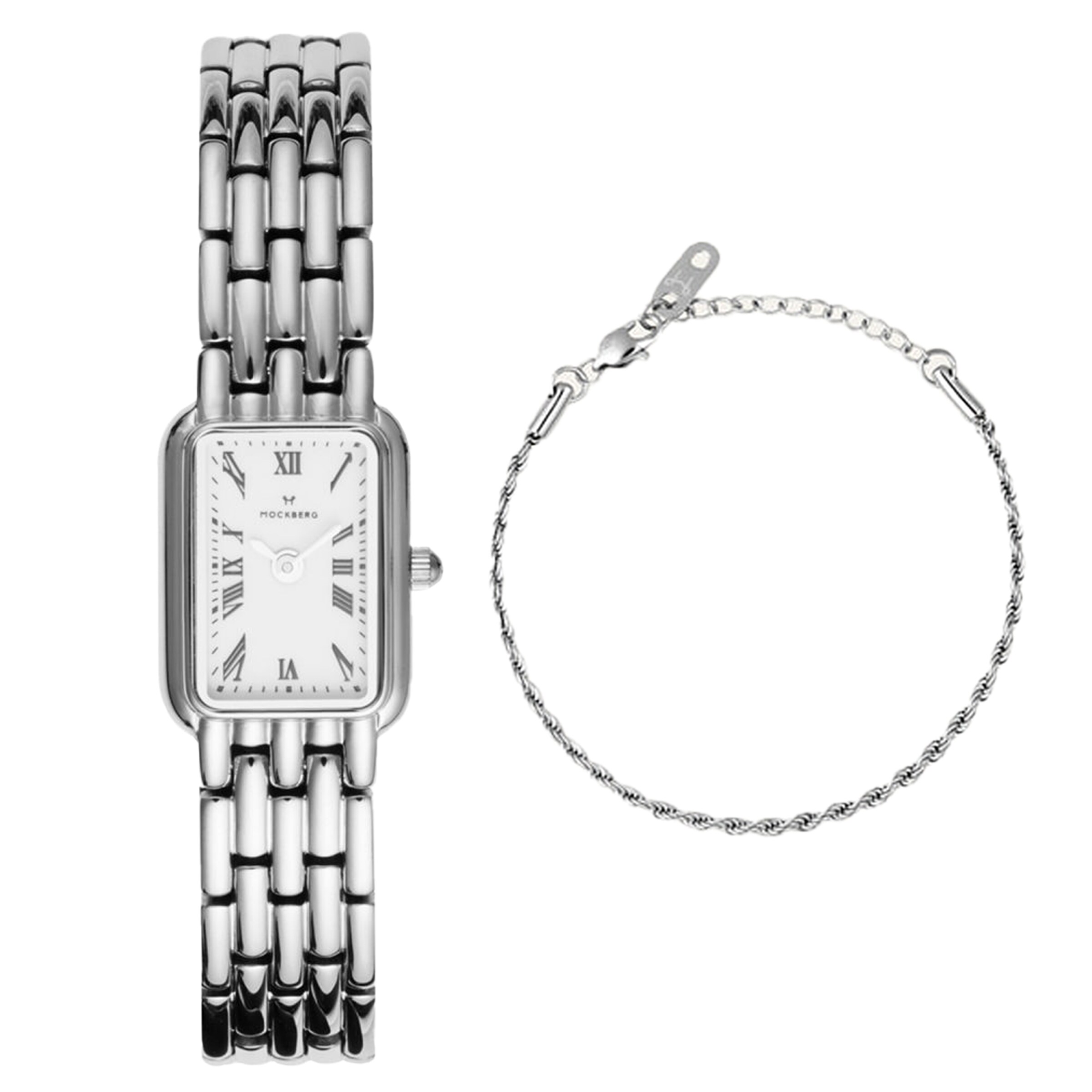 Mockberg Uhr in Silber: Vorderseite