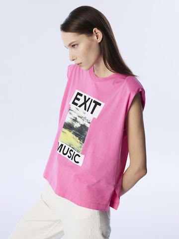 T-shirt Twist en rose