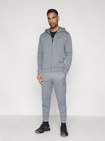 NIKE Αθλητική ζακέτα φούτερ 'FLEX' σε γκρι