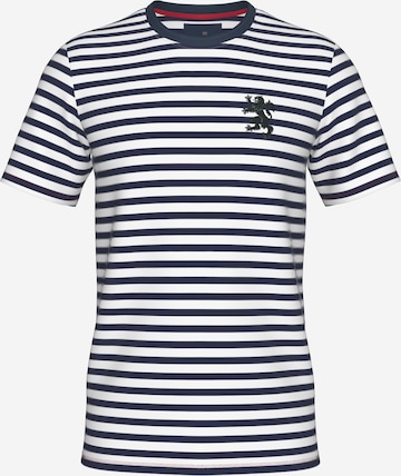 Maglia funzionale 'Line One Rundhals T-Shirt mit Print' di Line One in blu: frontale