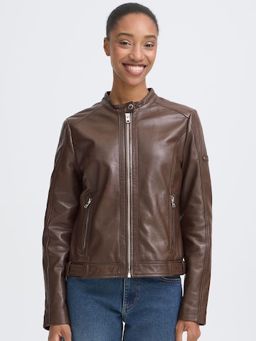 Oxmo Lederjacke ' OXDenise ' in Braun