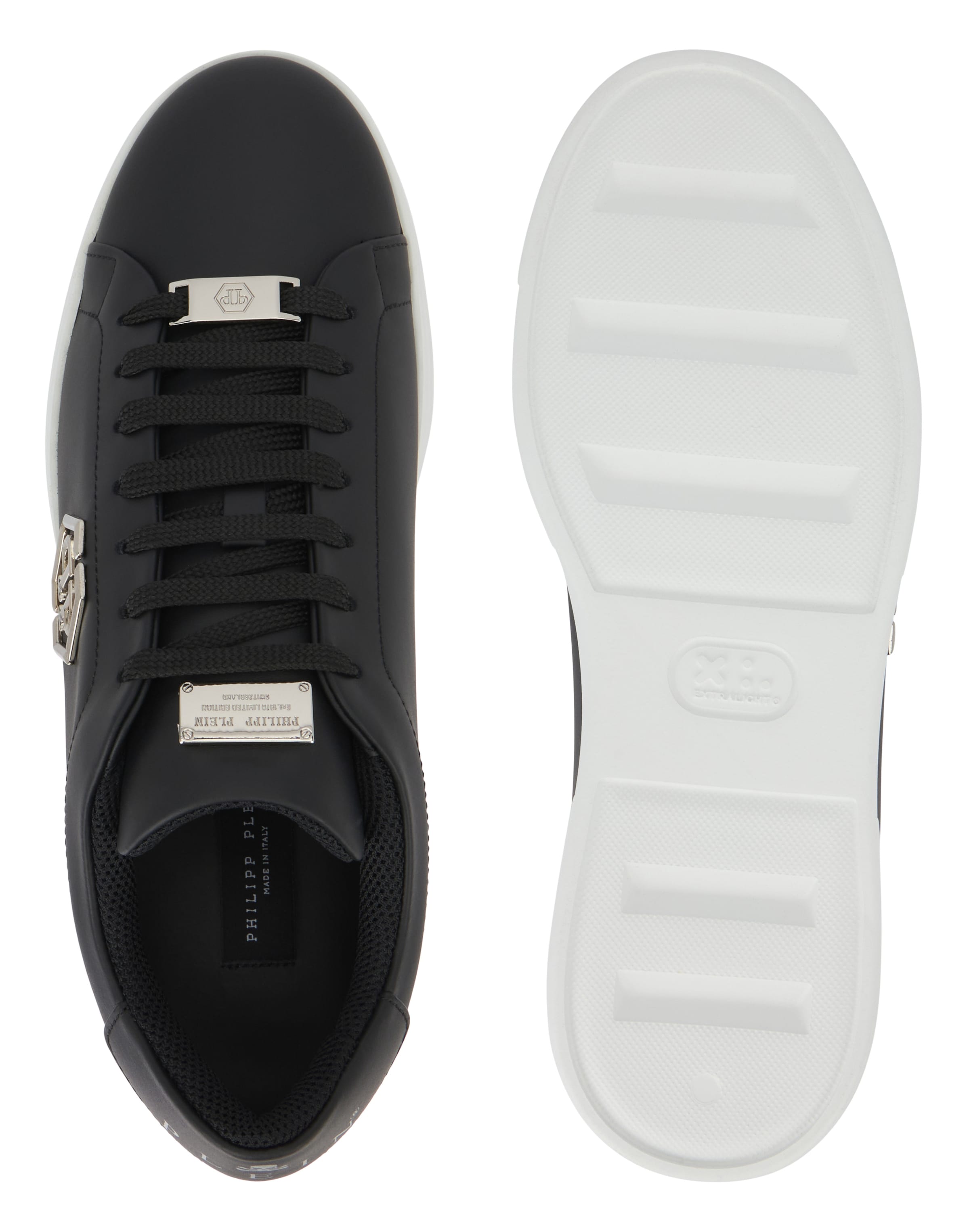 Philipp Plein Platform trainers 'Hexagon' in Black
