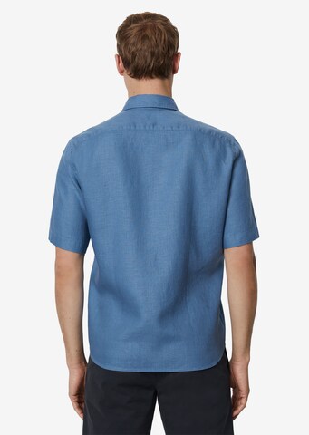 Marc O'Polo Regular fit Overhemd in Blauw