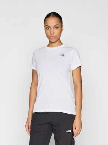 THE NORTH FACE Μπλουζάκι 'Evolution Simple Dome' σε λευκό: μπροστά