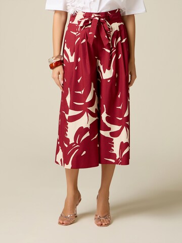 oltre Wide Leg Hose‌‌‌ in Rot