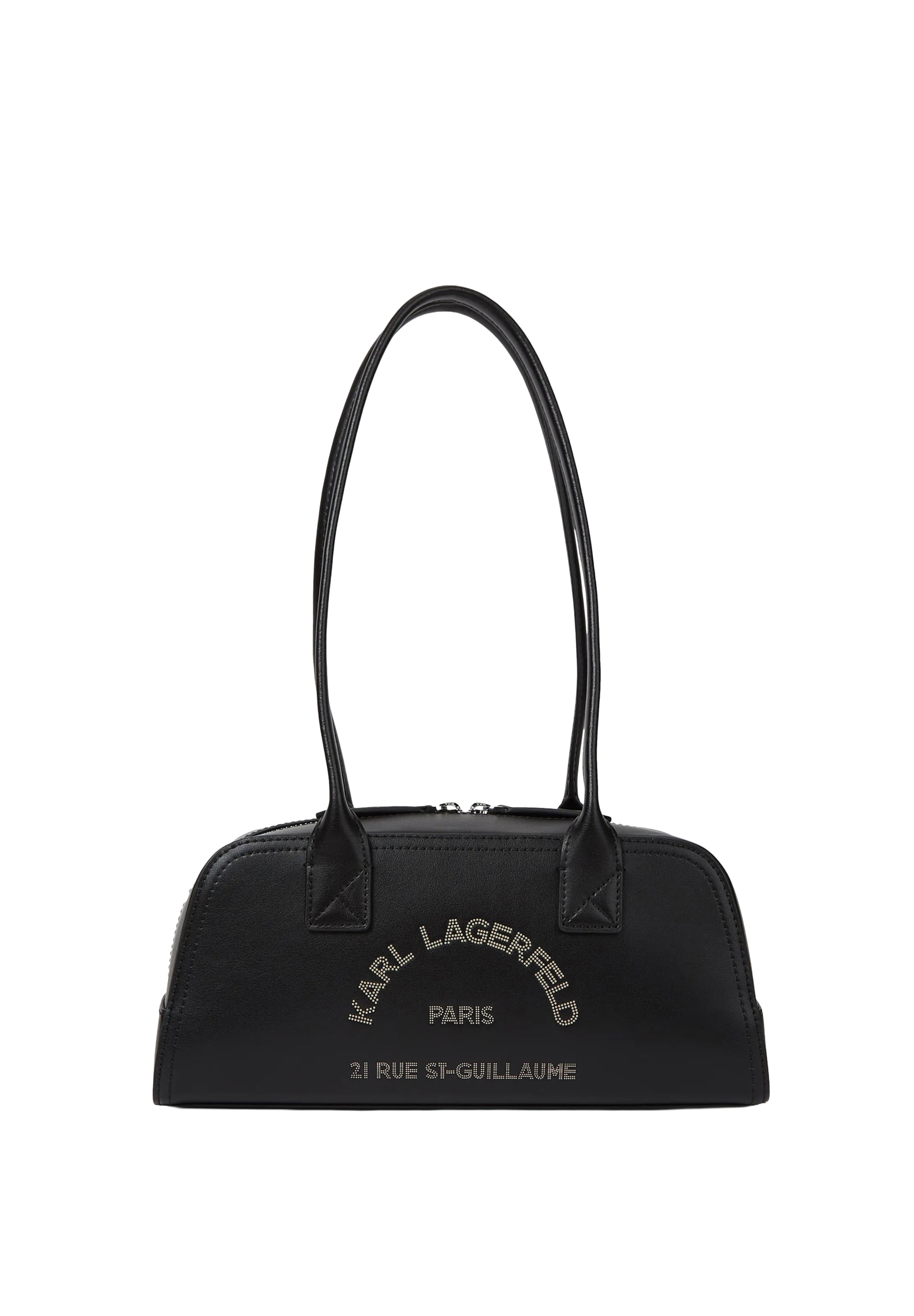 Karl Lagerfeld - Bolso de hombro 'Daily' en negro: frente