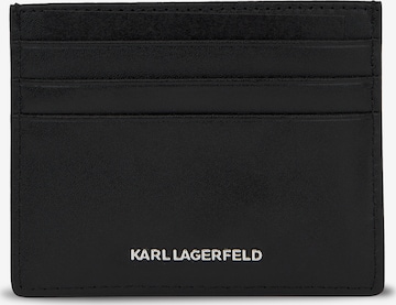 Karl Lagerfeld Kartenetui 'Ikonik' in Schwarz