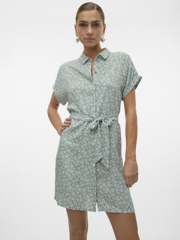 VERO MODA Dolga srajca 'Easy Joy' | zelena barva: sprednja stran