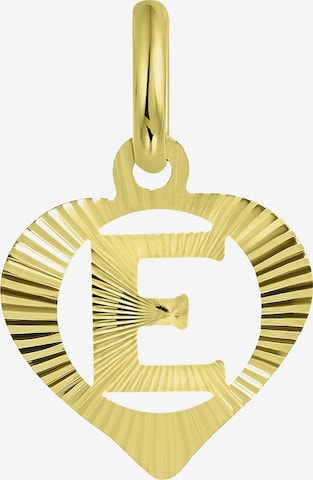 Lucardi Pendant 'Buchstabe' in Gold: front