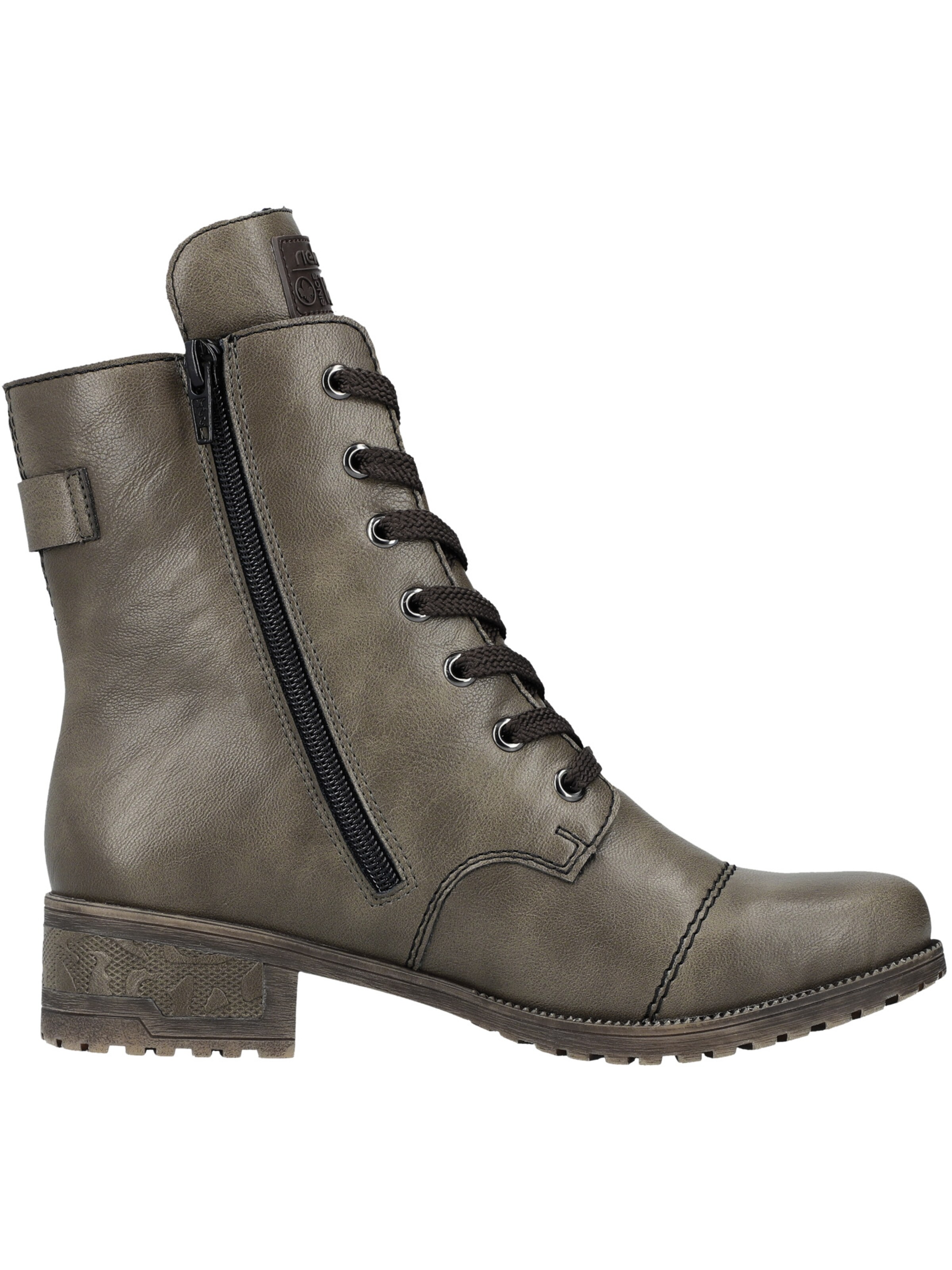 Rieker Šnurovacie členkové čižmy '70345' - Zelená