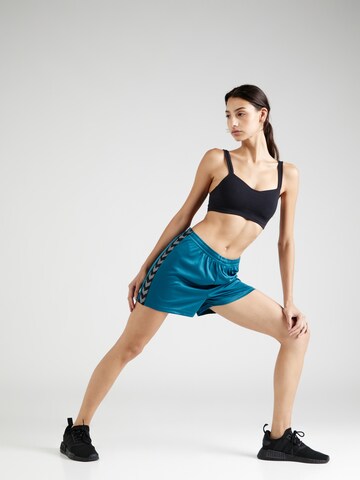 regular Pantaloni sportivi 'Authentic' di Hummel in blu