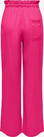 ONLY Wide Leg Hose 'Caro' in Pink