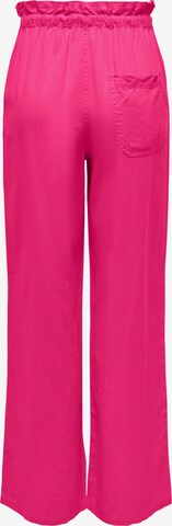 Wide leg Pantaloni 'Caro' de la ONLY pe roz