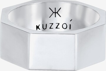 KUZZOI Ring Bandring in Silber