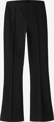 NAME IT Bootcut Housut 'NKFNETE' värissä musta: etupuoli