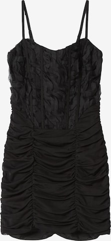 Bershka Dress in Black: front