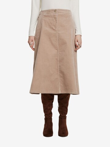 ESPRIT Skirt in Beige: front