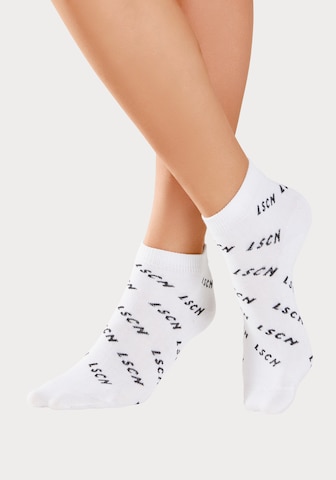 Chaussettes LSCN by LASCANA en vert : devant