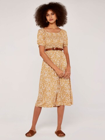 Robe 'Ditsy' Apricot en jaune