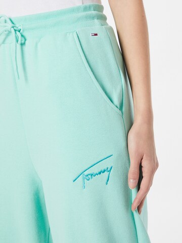 Effilé Pantalon Tommy Jeans en vert