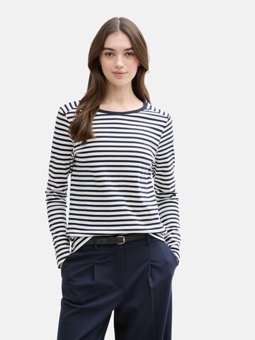 TOM TAILOR DENIM Shirt in Blauw: voorkant