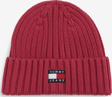 Berretto 'HERITAGE' di Tommy Jeans in rosa: frontale