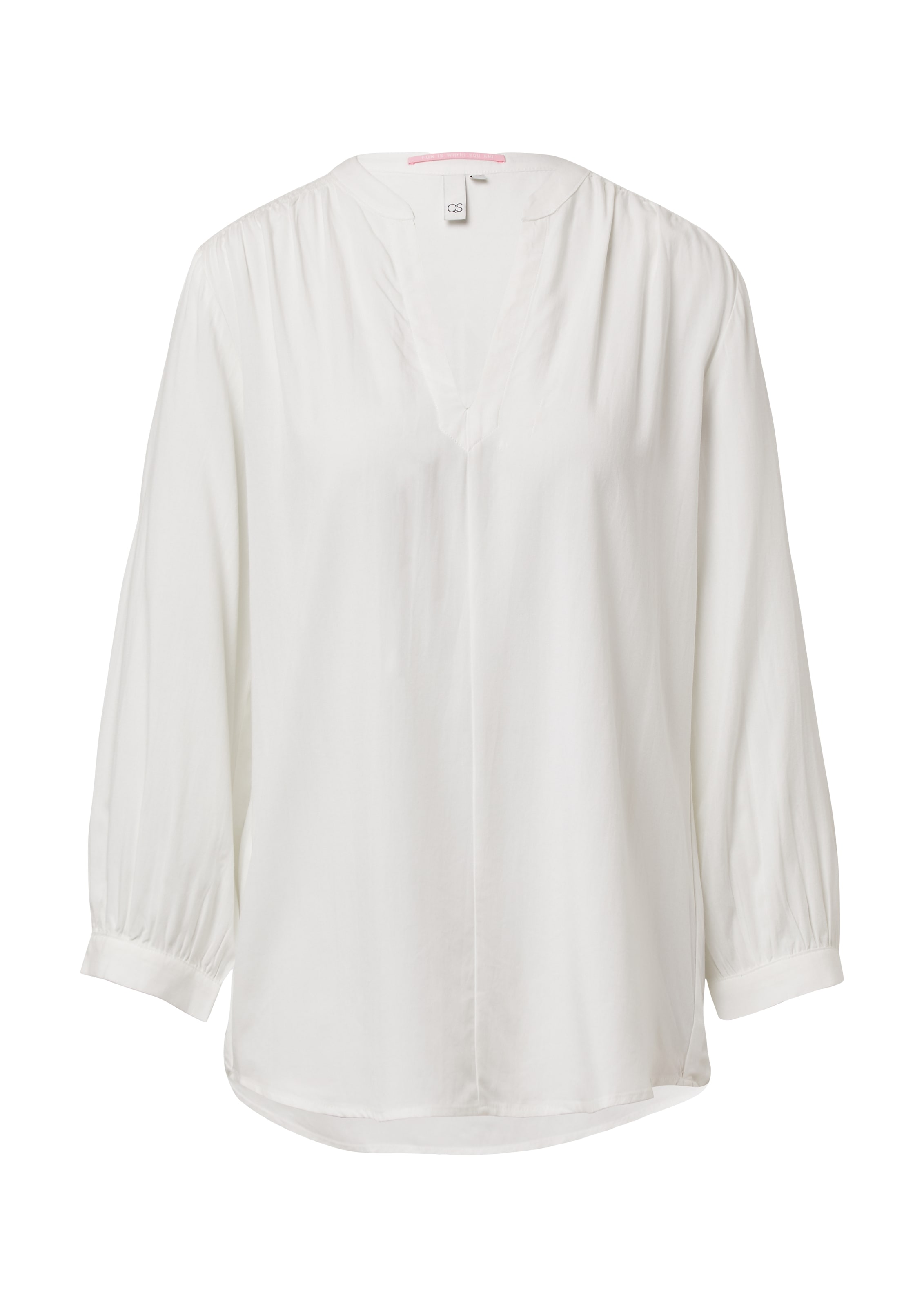 QS Bluse in Beige: Vorderseite