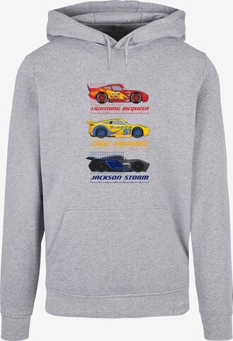 ABSOLUTE CULT Sweatshirt 'Cars - Racer Profile' in Grey: front