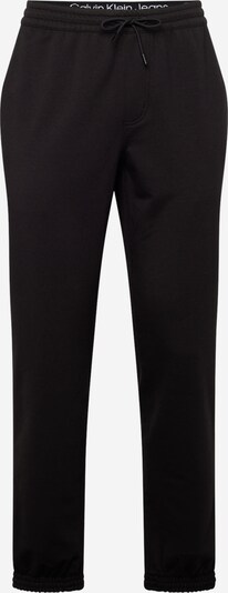 Pantaloni Calvin Klein Jeans pe negru, Vizualizare produs