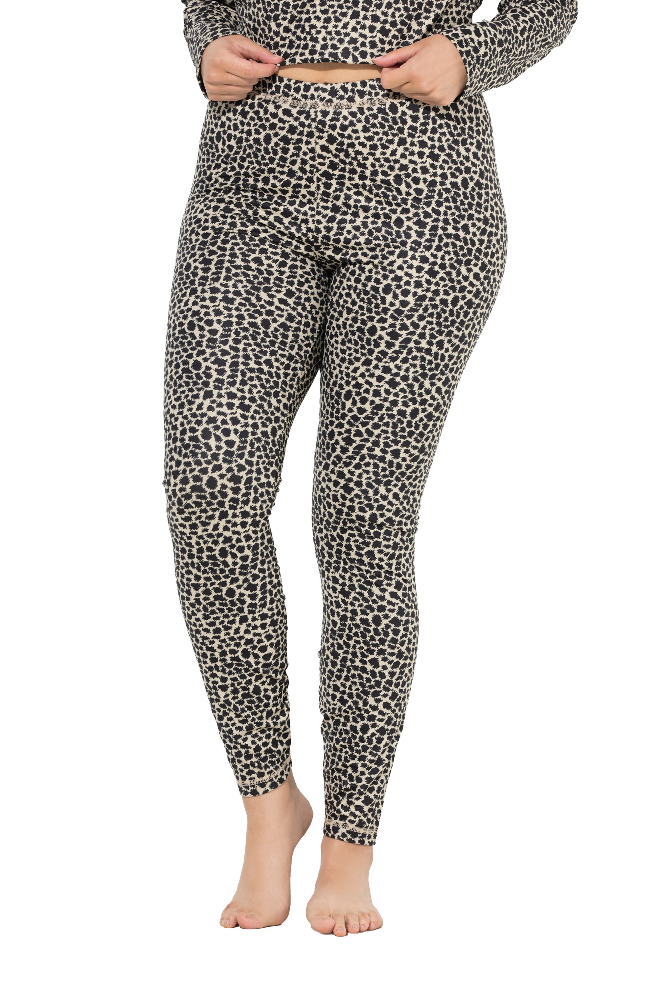 Ulla Popken Skinny Leggings in Beige