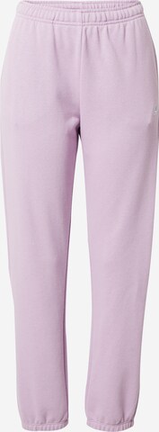 Effilé Pantalon Champion Authentic Athletic Apparel en violet : devant