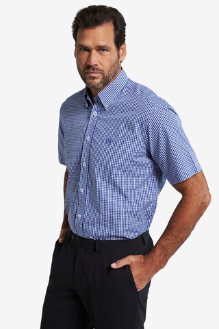 JP1880 Comfort fit Button Up Shirt in Blue: front
