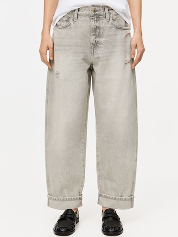 Baggy Jean Pull&Bear en gris : devant