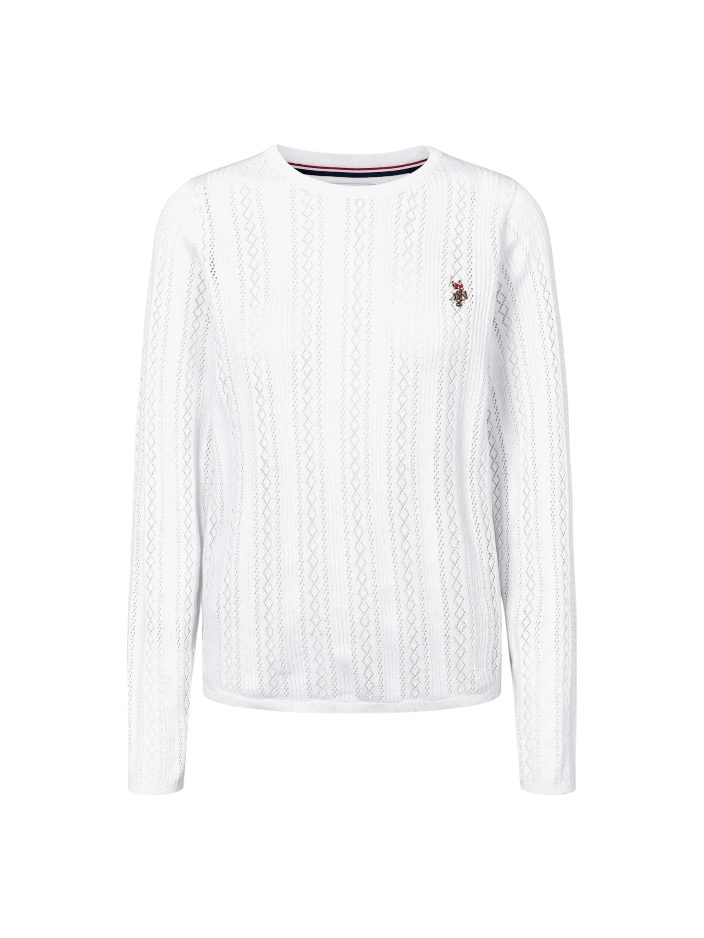 U.S. POLO ASSN. Sweater ' Mynthe ' in Weiß: Vorderseite
