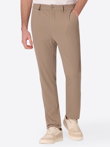 Distretto12 Regular Functionele broek in Beige: voorkant