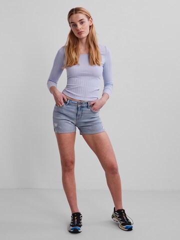 PIECES Slimfit Džíny 'PCLisa' – modrá