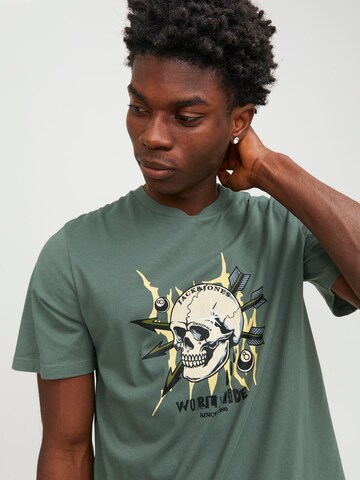 Maglietta 'Heavens' di JACK & JONES in verde