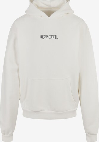 Merchcode Sweatshirt 'Grand Thug Life' in White: front