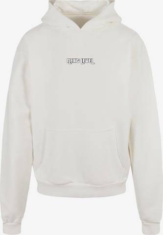 Merchcode Sweatshirt 'Grand Thug Life' in Wit: voorkant