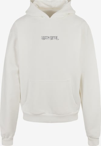 Sweat-shirt 'Grand Thug Life' Merchcode en blanc : devant