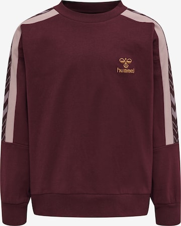 Hummel Athletic Sweatshirt in Purple: front