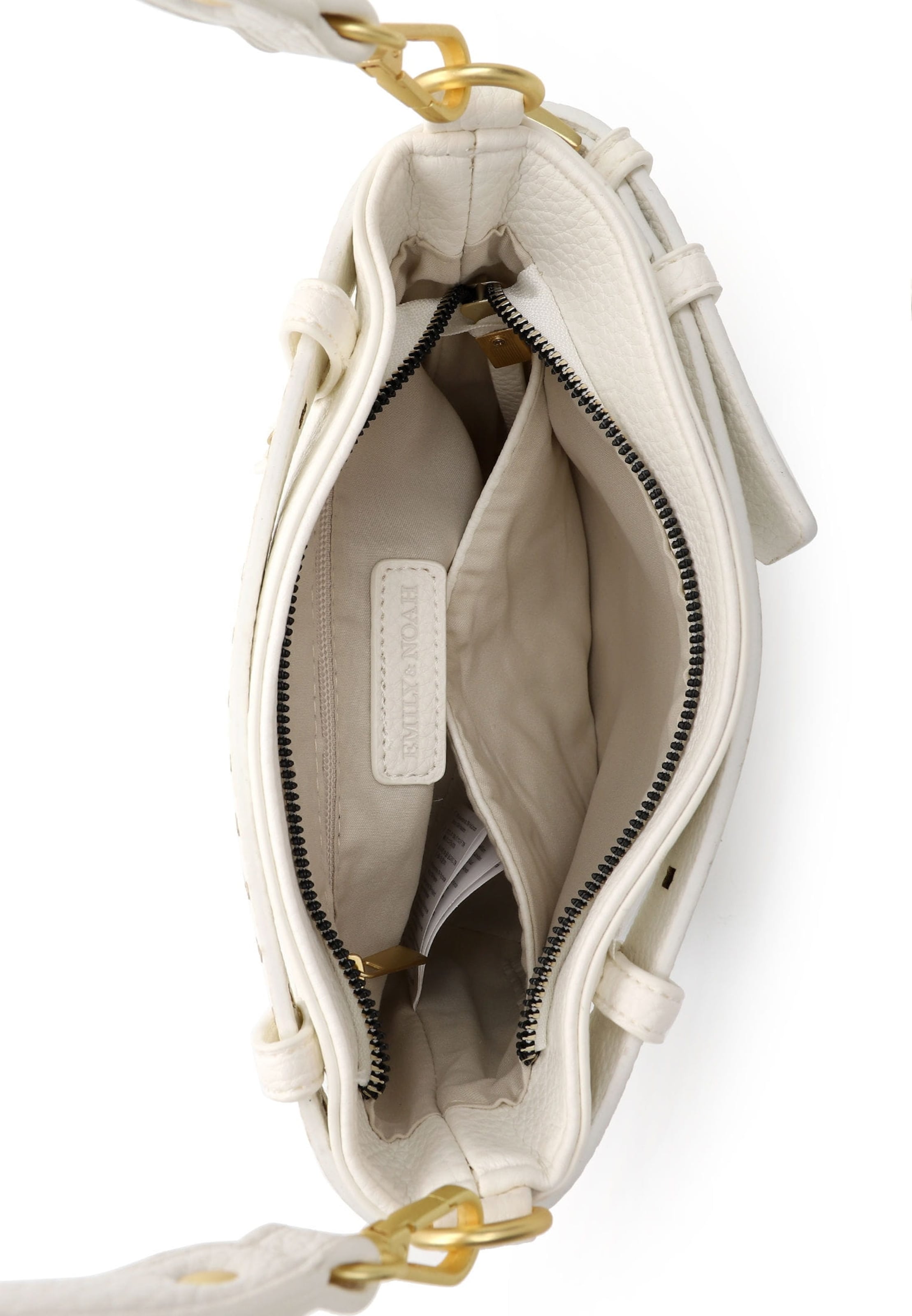 Emily & Noah Skuldertaske 'Justine' i hvid