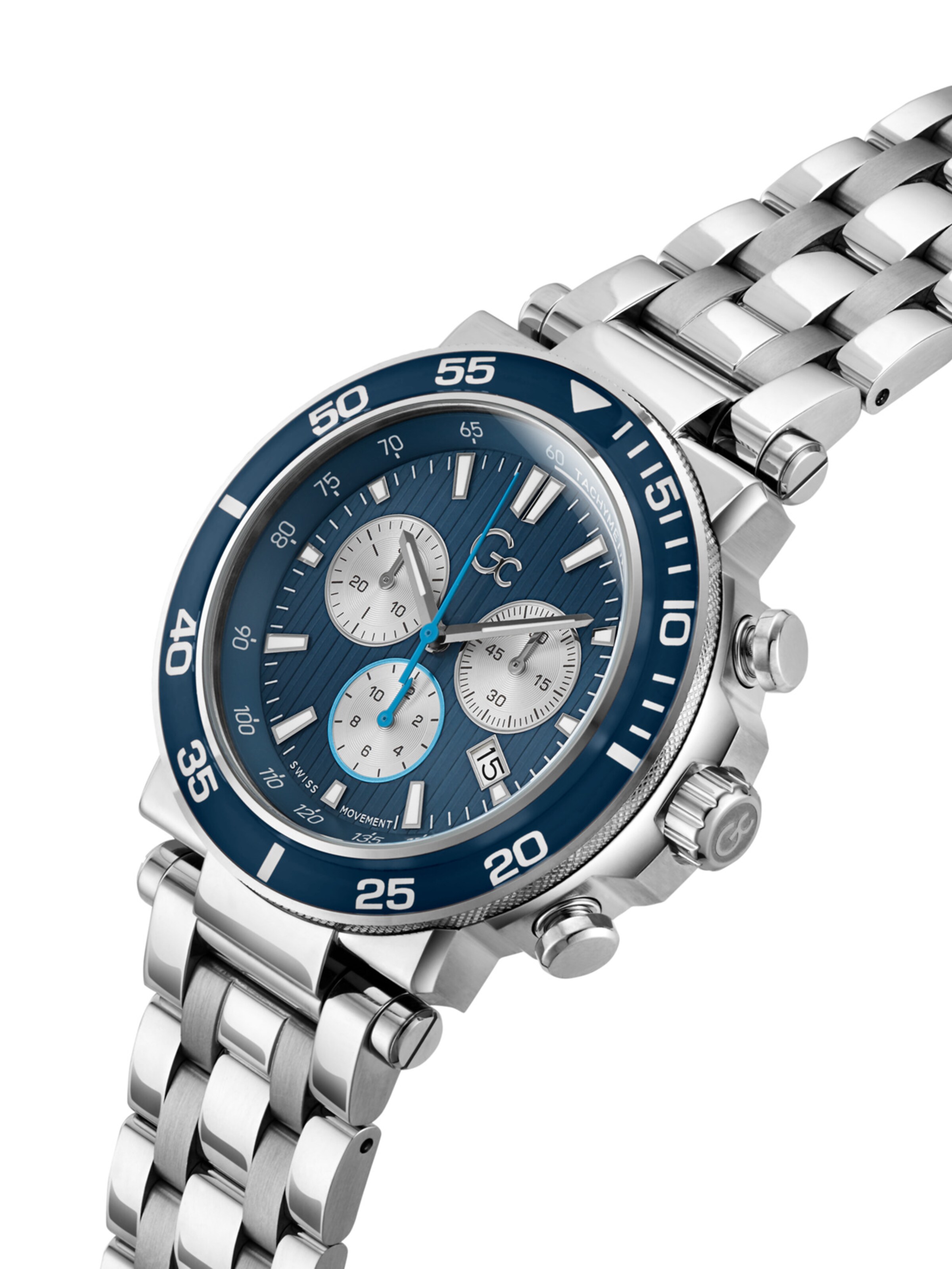 Orologio analogico 'One Sport' di Gc in argento